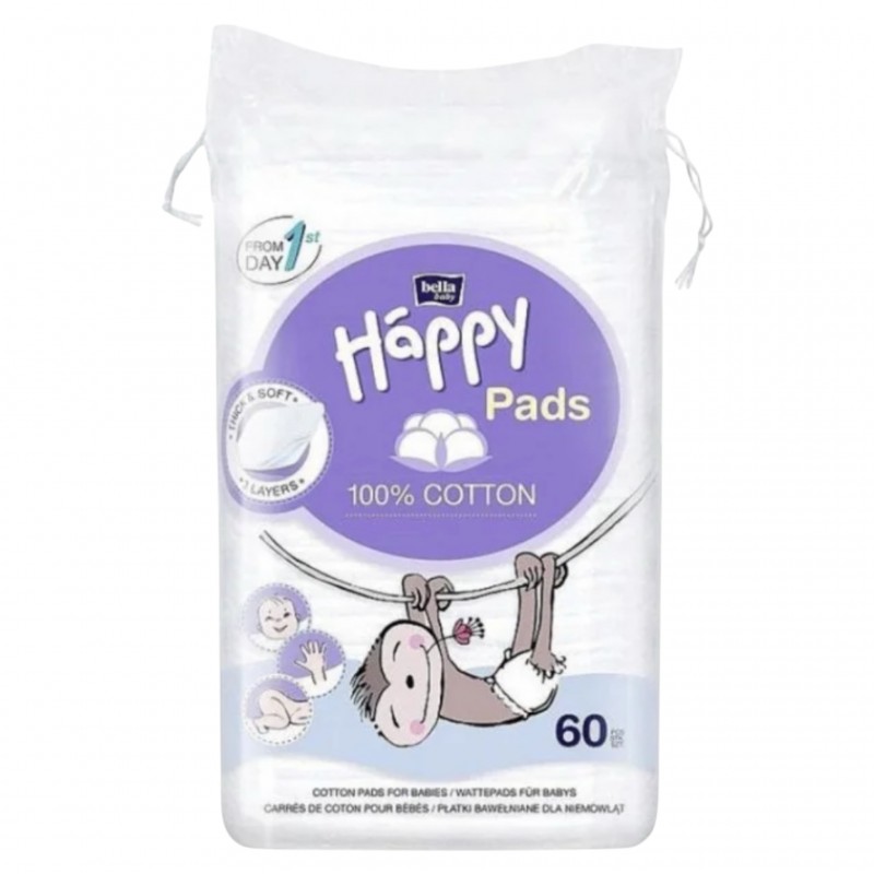 قطن بادس happy pads x60